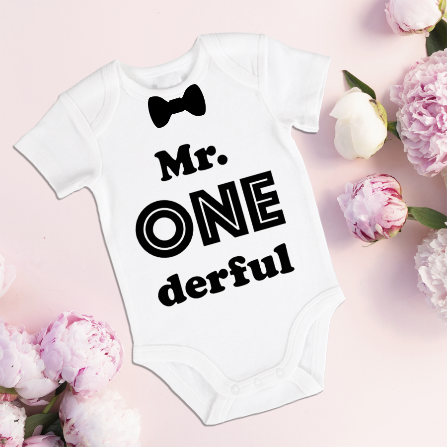 Mr onederful hot sale onesie